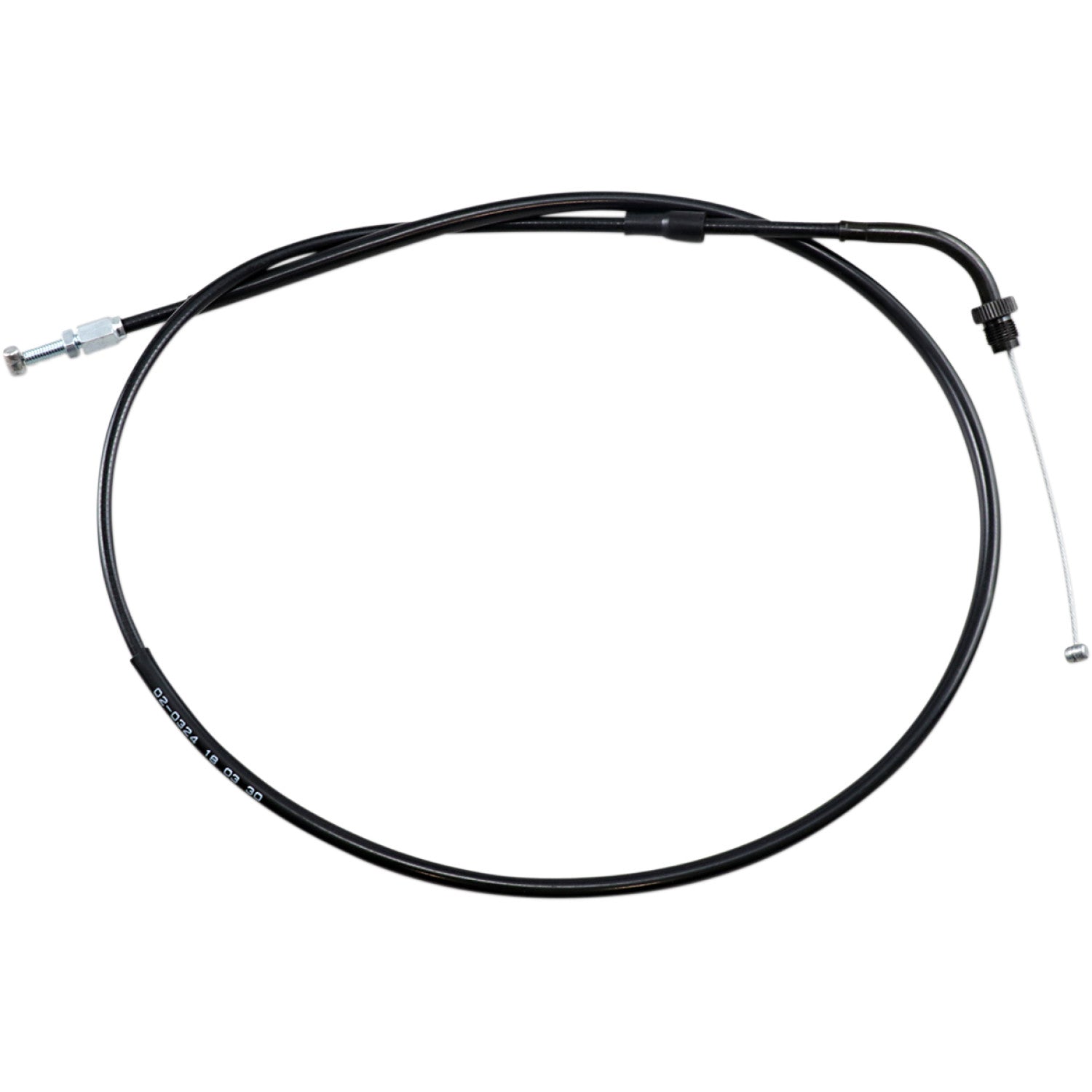 MOTION PRO Black Vinyl Throttle Cable - Push - +6" - Honda 02-0324 by Motion Pro
