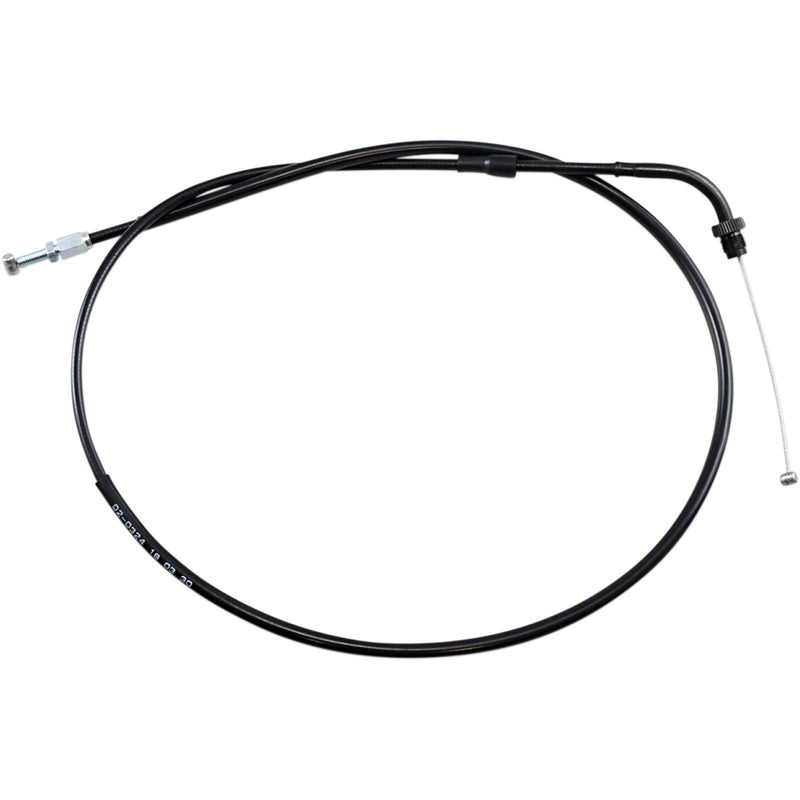 MOTION PRO Black Vinyl Throttle Cable - Push - +6" - Honda 02-0324 by Motion Pro