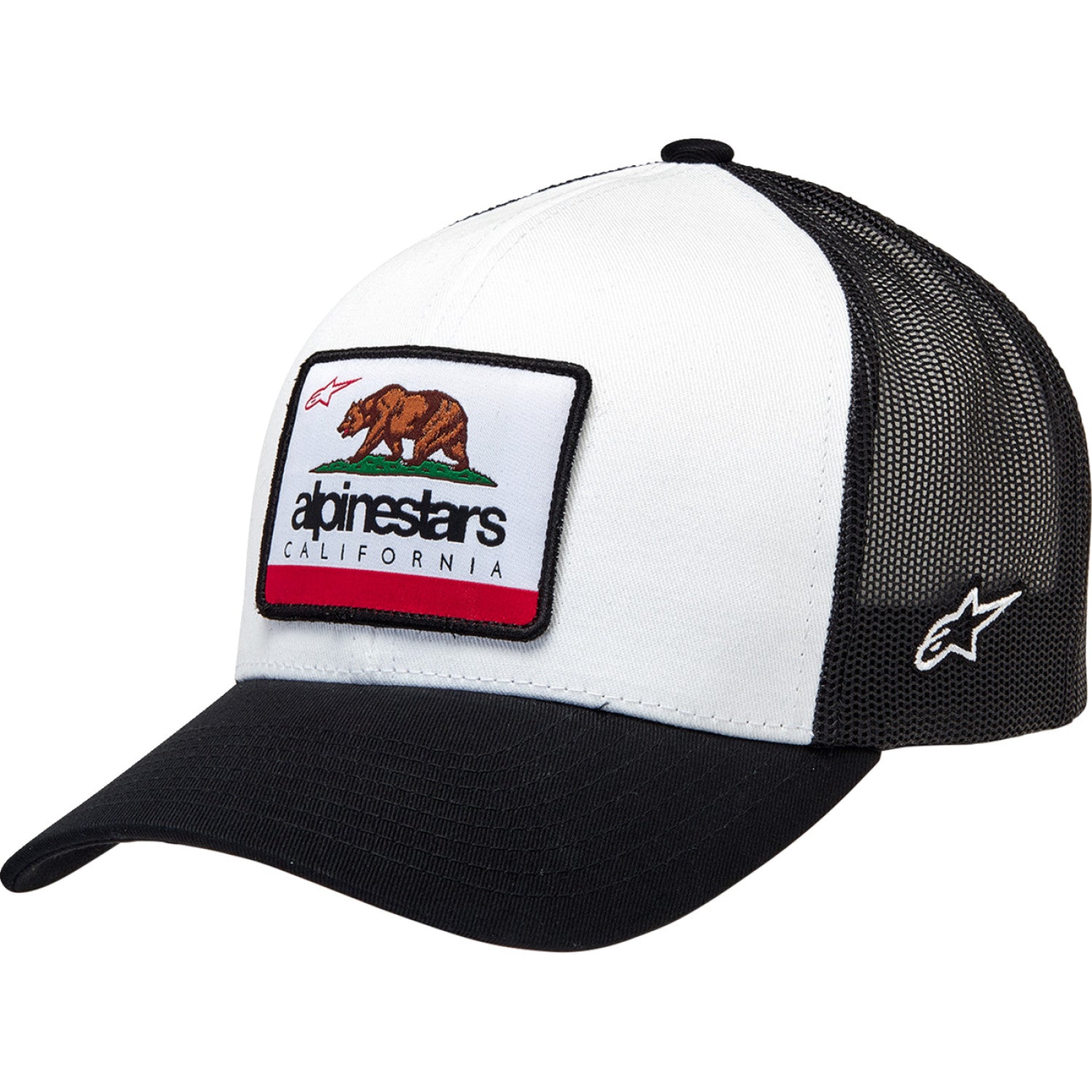 ALPINESTARS Cali 2.0 Hat - Black/White - One Size 12128105020OS