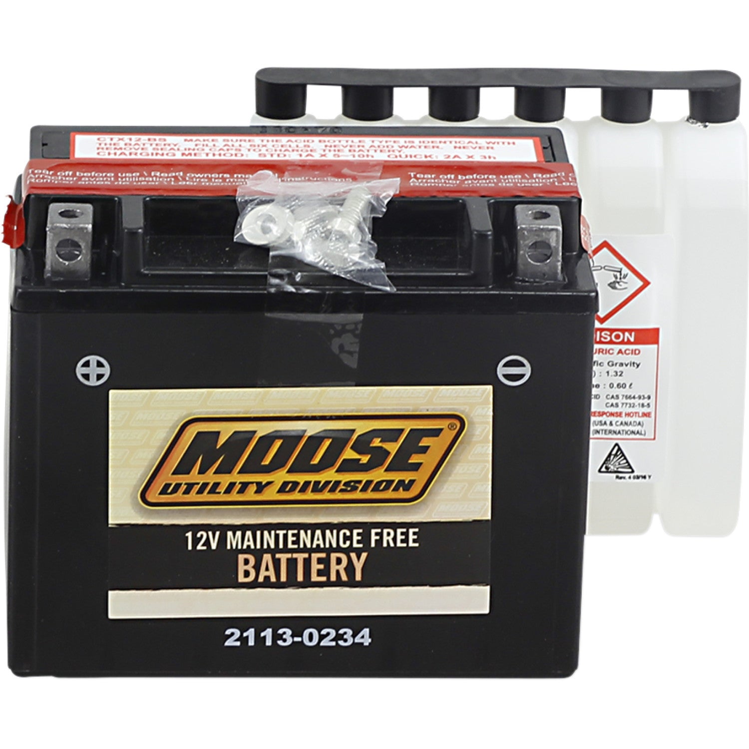 Moose Utility AGM Battery - YTX12-BS MTX12-BS | Battery Group