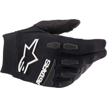 ALPINESTARS Youth Full Bore Gloves - Black - 2XS 3543622-10-2XS