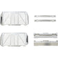 Moose Racing Billet Radiator Guards - Silver - Yamaha 12-5002