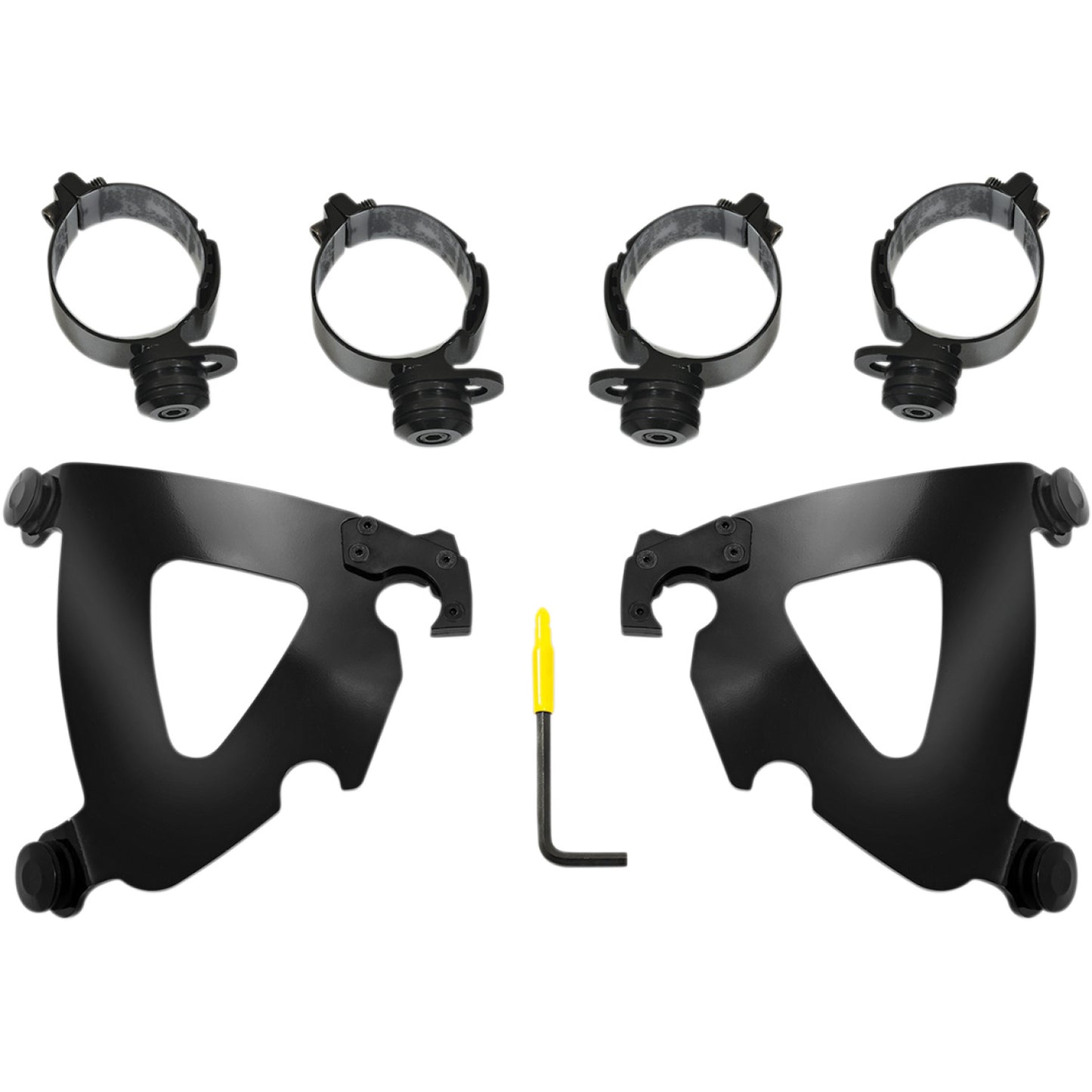 Memphis Shades Road Warrior Mounting Kit - Black - FLSB MEB2043