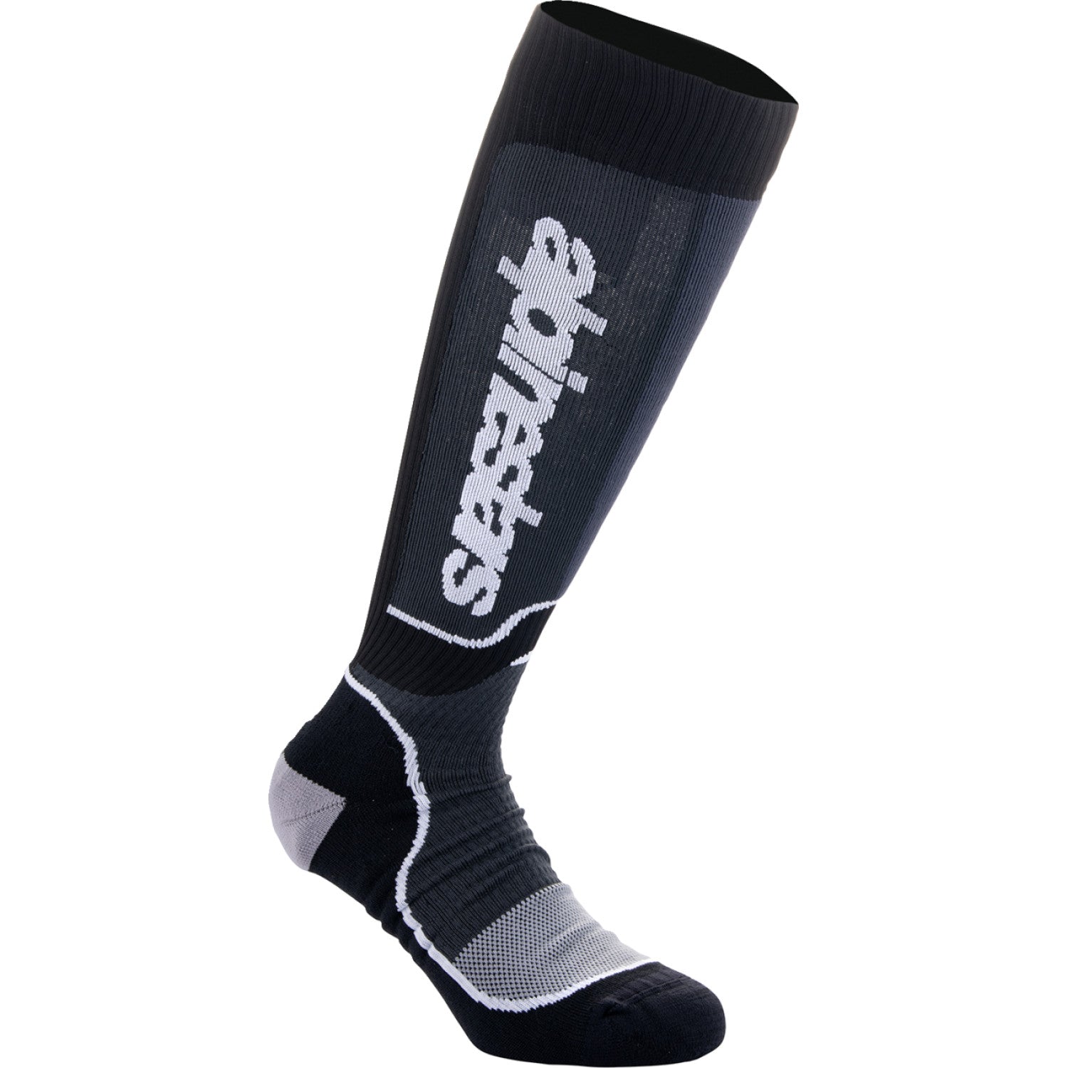 ALPINESTARS MX Plus Socks - Black/White - Large 4702324-12-L