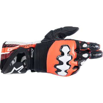 ALPINESTARS GP Pro R4 Gloves - Black/Fluo Red/White - Small 3556724-1321-S