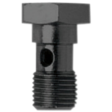 Goodridge Banjo Bolt - 7/16-24 - Single - Black P775-44ZBK | Brake Line Hardware