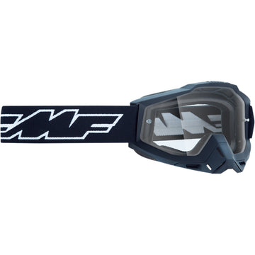FMF PowerBomb Goggles - Rocket - Black - Clear F-50036-00001