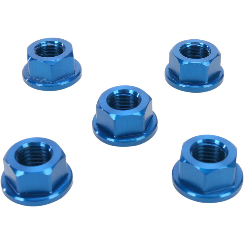 DRIVEN RACING Aluminum Sprocket Nuts - Blue - M10 x 1.25 DSN5BL
