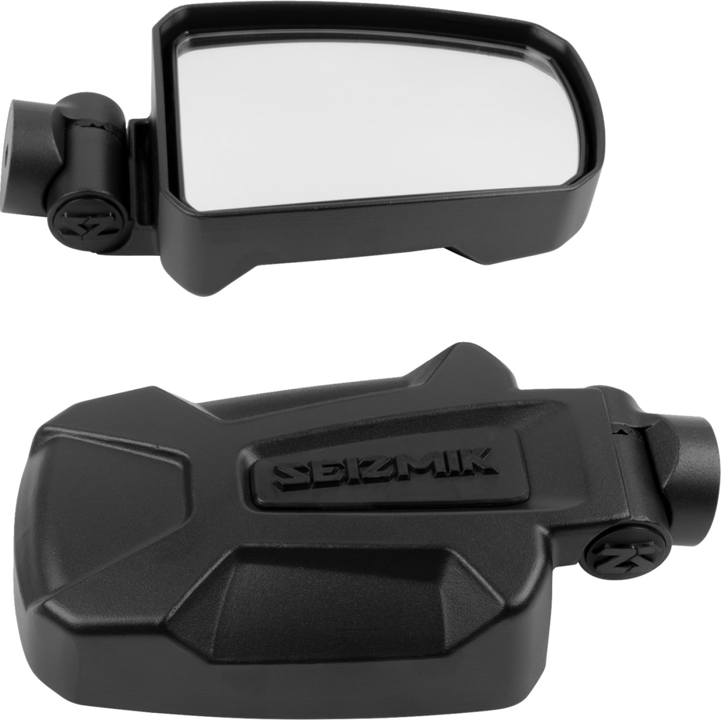 SEIZMIK Mirrors - Pursuit - Side View - Rectangle - Black - 1.875"/2" ROPS 56-18072