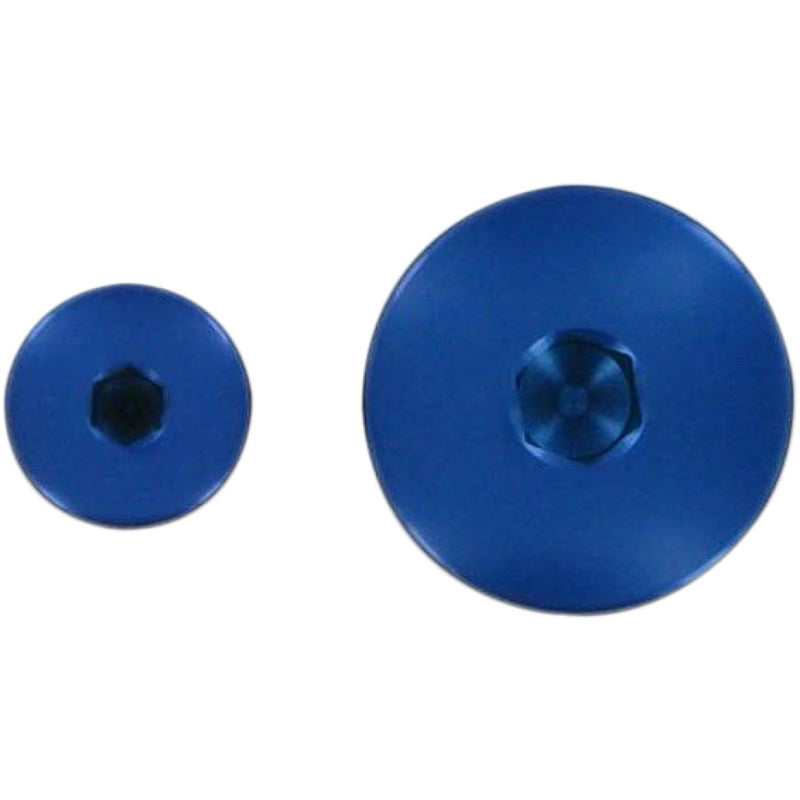 WORKS CONNECTION Engine Timing Plug - Blue - Honda 24-503