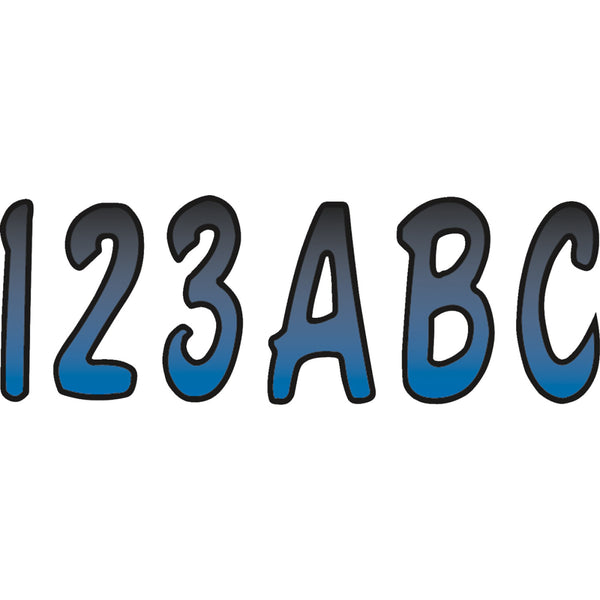 Hardline I.D. Sticker Kit - 200 Series - Blue Gradation BLBKG200