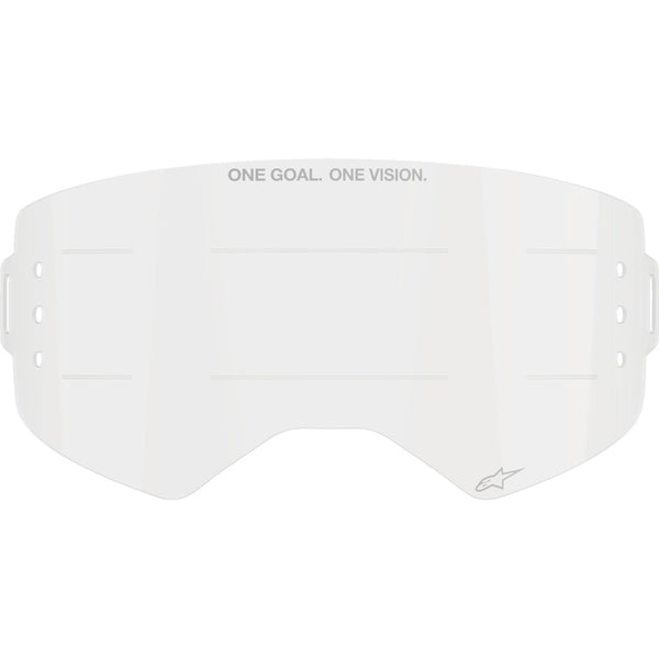 Alpinestars Supertech Lens - Roll-Off - Wide Vision - Clear 9100625-016