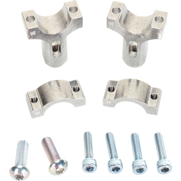 Moose Racing Handguard Clamp - Aluminum - Silver 50-014S