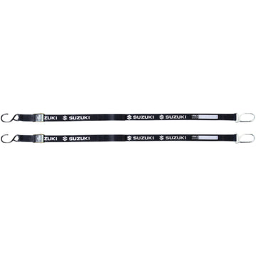 FACTORY EFFEX Tie-Downs - Black - Suzuki 22-45482
