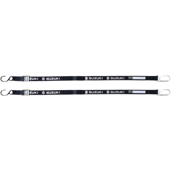Factory Effex Tie-Downs - Black - Suzuki 22-45482