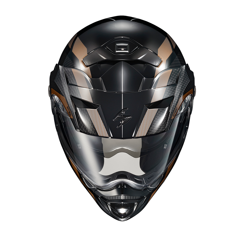Scorpion Exo At-960 Helmet Black / Hi-Viz Large
