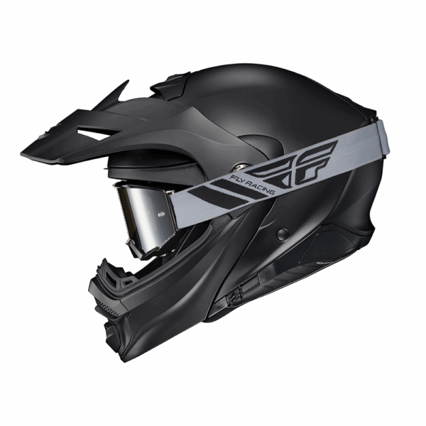 Scorpion Exo At-960 Exo-Com Modular Helmet Matte Black 2X-Large
