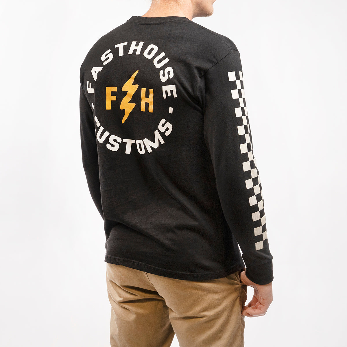 Fasthouse Easy Rider LS Tee, Black - 2X