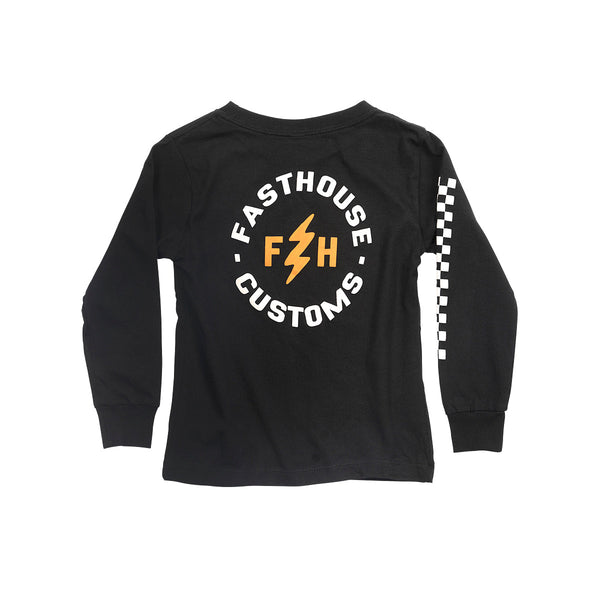 Fasthouse Easy Rider LS Tee, Black - 5T