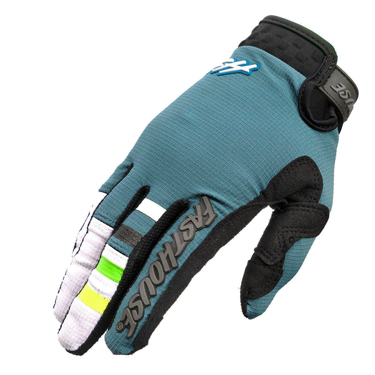 Fasthouse Elrod Evoke Glove Indigo/White -L