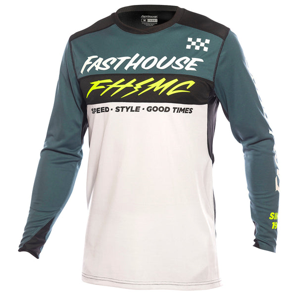 Fasthouse Elrod Jersey Indigo/White MD