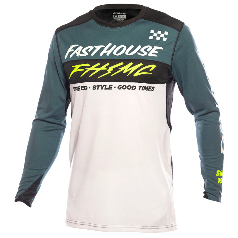 Fasthouse Elrod Jersey Indigo/White MD
