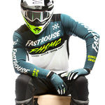 Fasthouse Elrod Jersey Indigo/White MD