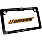 DRIVEN RACING License Plate Frame - LED - Black DFLPWL-01