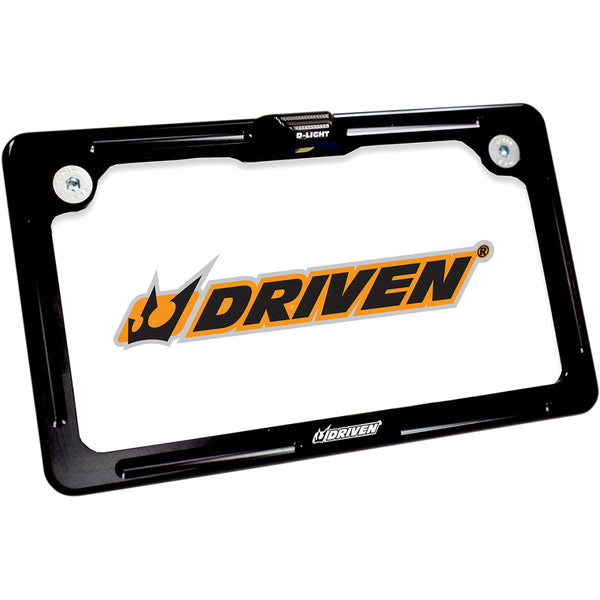 Driven Racing License Plate Frame - LED - Black DFLPWL-01
