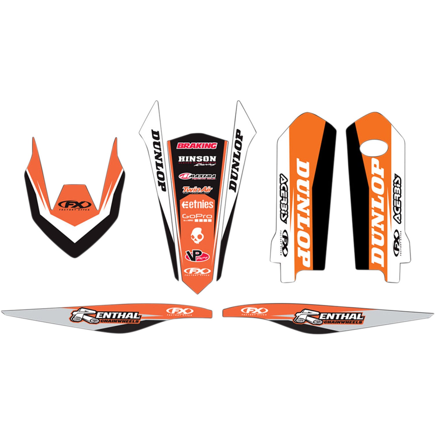 FACTORY EFFEX Trim Kit Graphic - KTM 17-50524