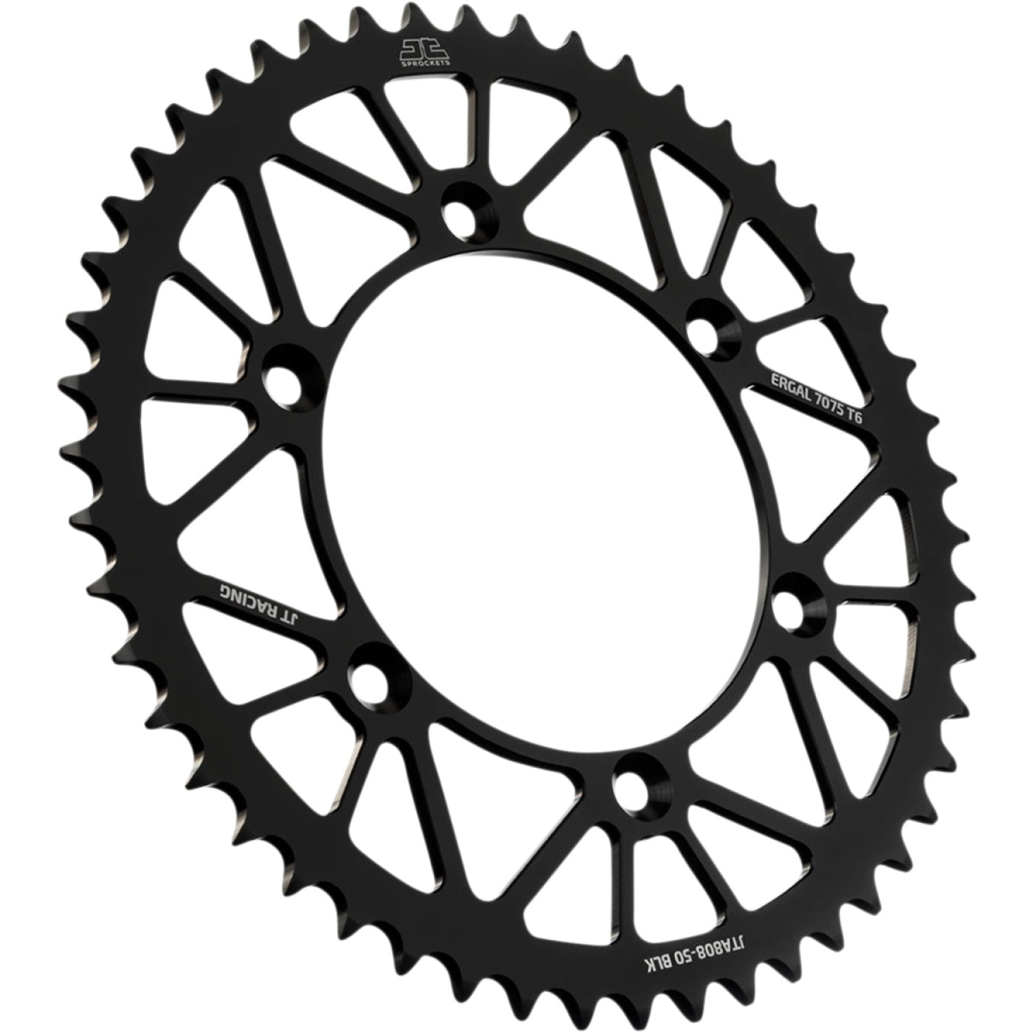 JT SPROCKETS Rear Sprocket - Suzuki - Black - 50-Tooth JTA808.50BLK by JT Rear Sprockets   Aluminum/Alloy