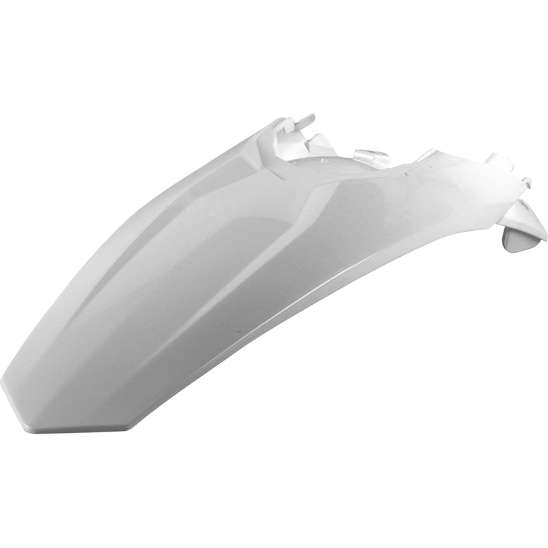 POLISPORT Fender - Rear - White - KTM 8595400005 by Polisport