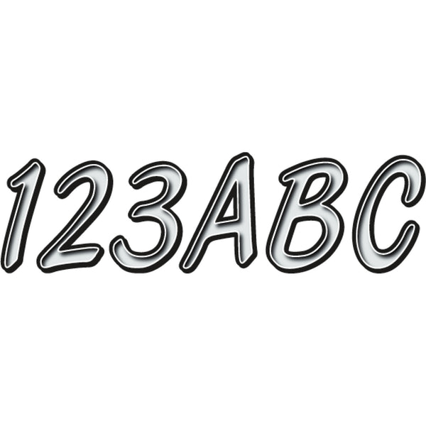 Hardline I.D. Sticker Kit - 400 Series - Silver Glitter SIBKG400