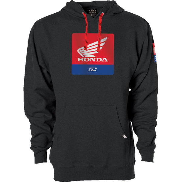 Factory Effex Honda Boxer Pullover Hoodie - Heather Charcoal - XL 26-88306