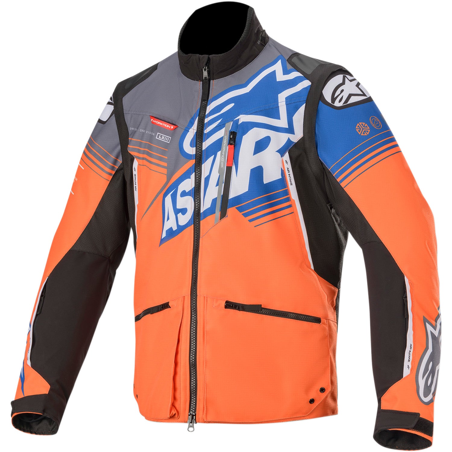 ALPINESTARS Venture Jacket - Orange/Gray/Blue - XL 3703019-417-XL