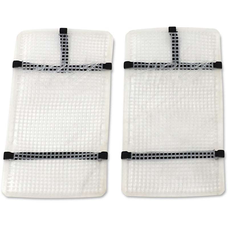 Moose Racing Mud Radiator Cover - White - Yamaha HPRMUDYZF4504TM