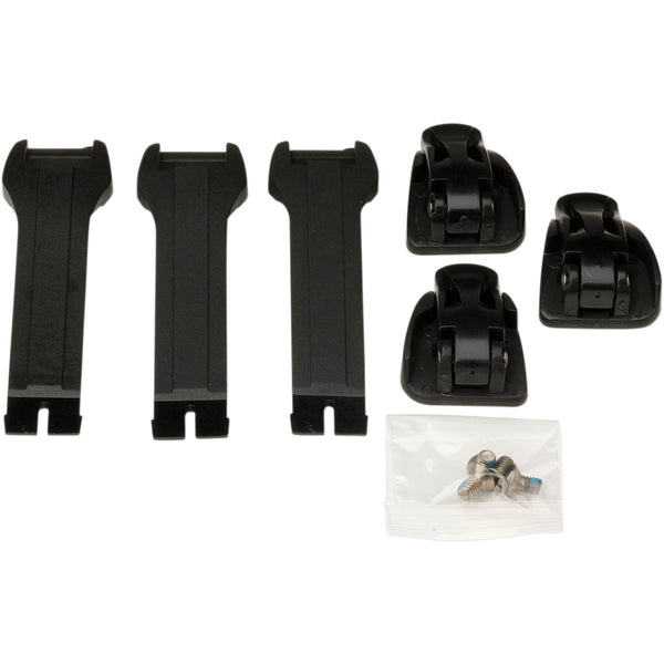 Moose Racing Strap/Buckle Kit - Black 3430-0842