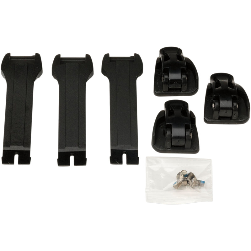 Moose Racing Strap/Buckle Kit - Black 3430-0842