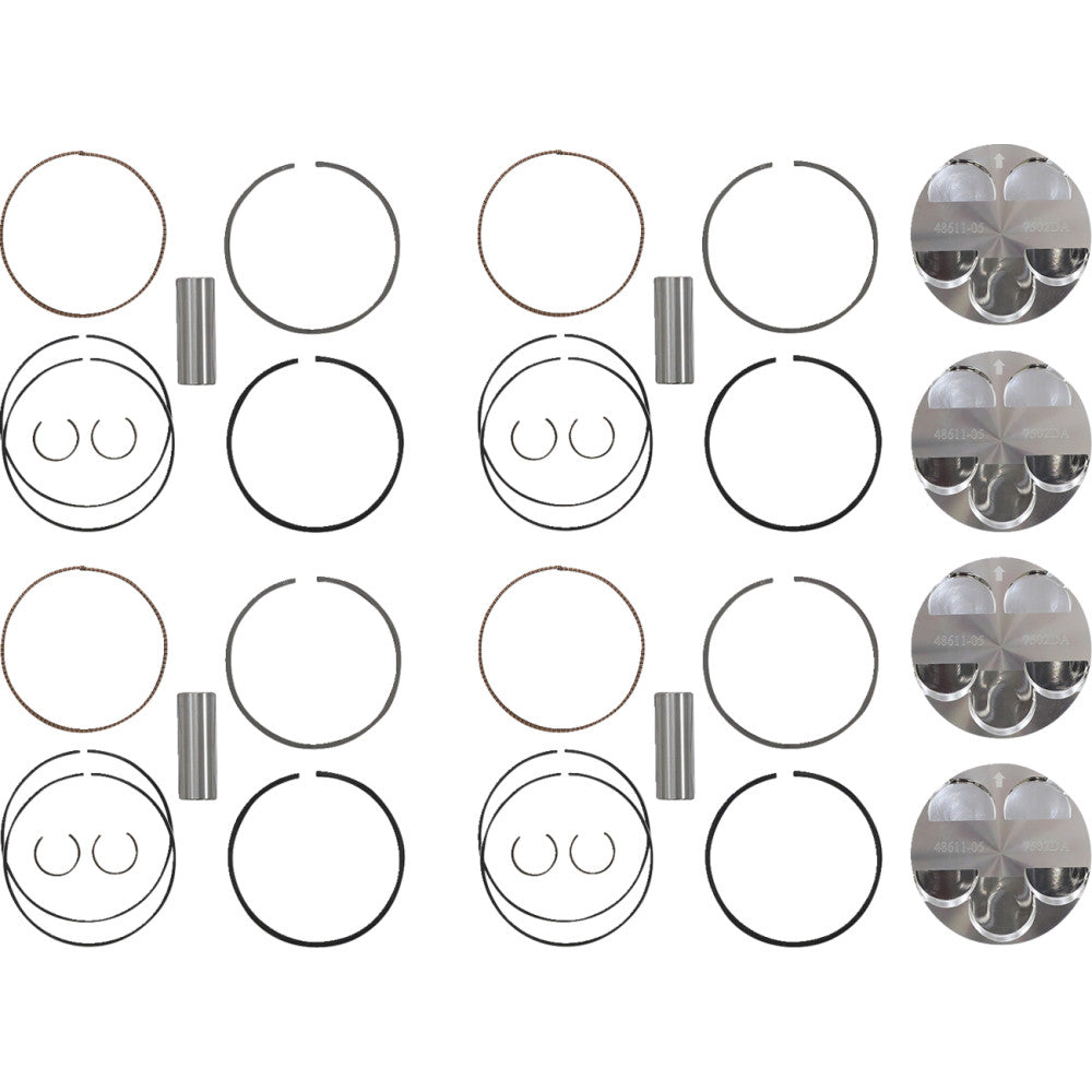 WOSSNER Piston Kit - 73.95 mm - Yamaha K7502DA-4