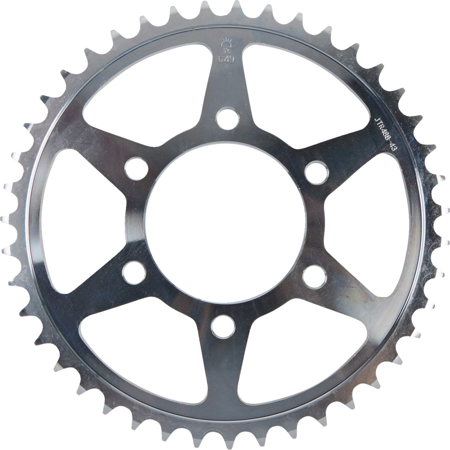 JT SPROCKETS Rear Sprocket - 43 Tooth - Kawasaki JTR488.43 by JT Rear Sprockets   Steel Type