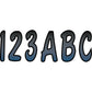 Hardline I.D. Sticker Kit - 200 Series - Metallic Blue Gradation BMBKG200 | Stickers Decals