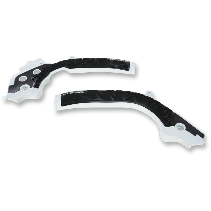 Acerbis X-Grip Frame Guards - White/Black - Husqvarna | KTM 2449531035