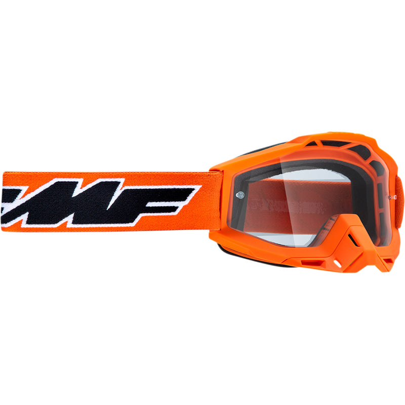 FMF PowerBomb OTG Goggles - Rocket - Orange - Clear F-50041-00003