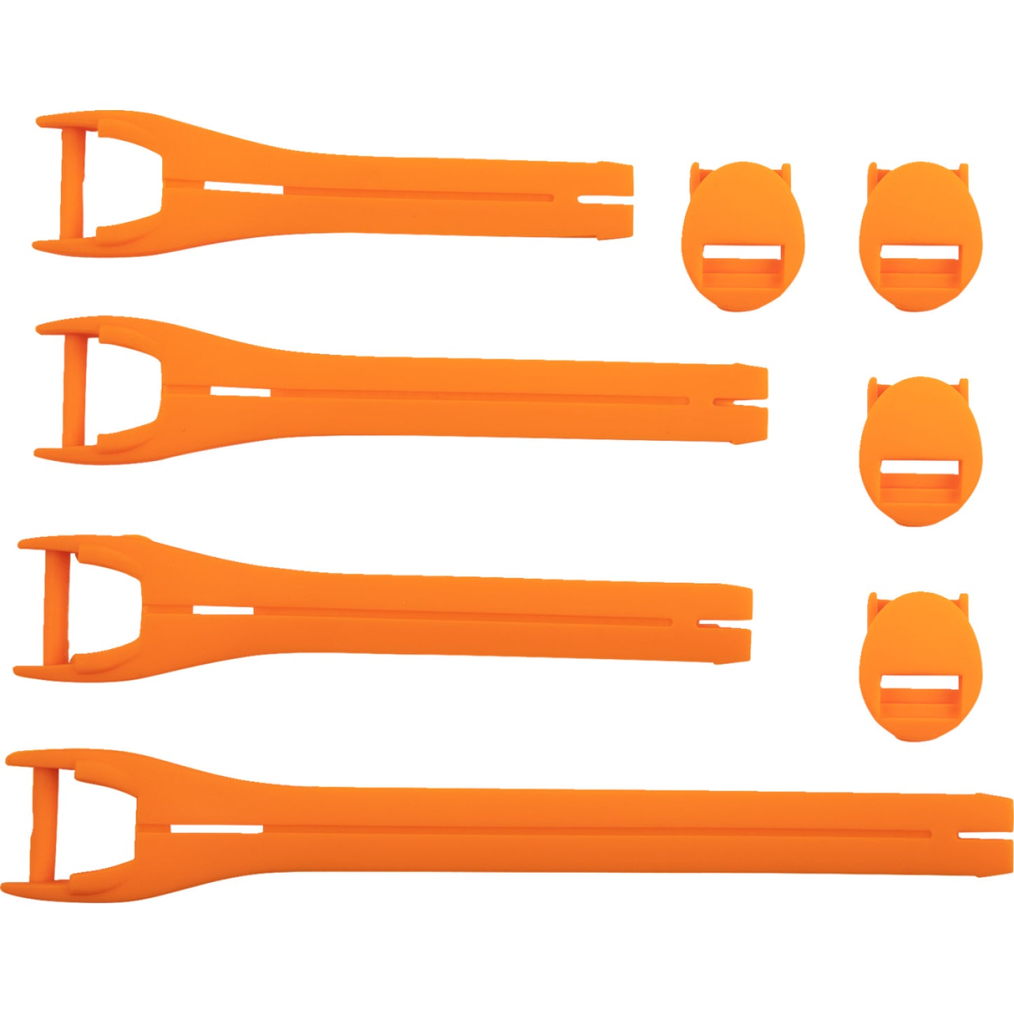 Moose Racing Qualifier Boot Strap Kit - Orange - Size 10-15 3430-1019