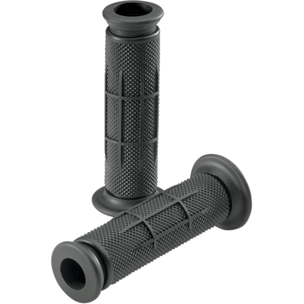 DRIVEN RACING Supermoto Grips - Open - Black D407BK