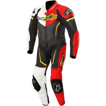 ALPINESTARS Youth GP Plus 1-Piece Leather Suit - Black/White/Red Fluorescent/Yellow Fluorescent - US 26 / EU 140 31405181236140