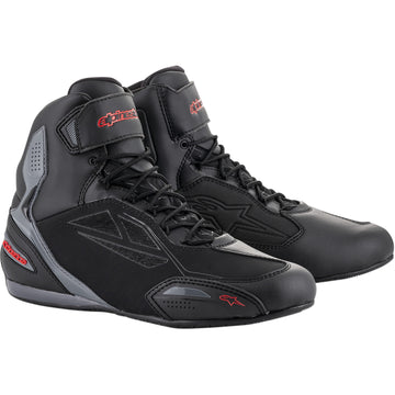 ALPINESTARS Faster-3 Drystar? Shoes - Black/Gray/Red - US 7.5 2540719131-7.5