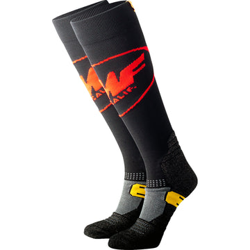 FMF Staple Riding Socks - Black - One Size SP22194909