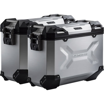 SW-Motech TRAX ADV Aluminum Case System - Silver - KTM Super Moto 950/SMR/SMT 990 '05-'13 KFT.04.621.70000/S | Luggage Group