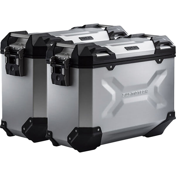 SW-Motech TRAX ADV Aluminum Case System - Silver - KTM Super Moto 950/SMR/SMT 990 '05-'13 KFT.04.621.70000/S